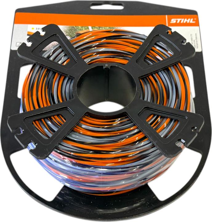 Produktbild Stihl Mähfäden kreuzförmig mit Carbonanteil CF3 Pro 3.0mm, 45m (Rasenmäher, Trimmerfaden + Fadenspule)
