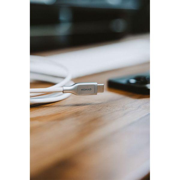 Actual product image Nomad Kevlar USB-C to USB-C Cable 3 m White (3 m, USB 2.0, 240 W)