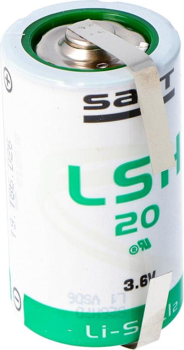 Actual product image Saft Batterie LSH 20, Primary LSH20 mit U-Lötfahnen (1 pcs., D, 13000 mAh)