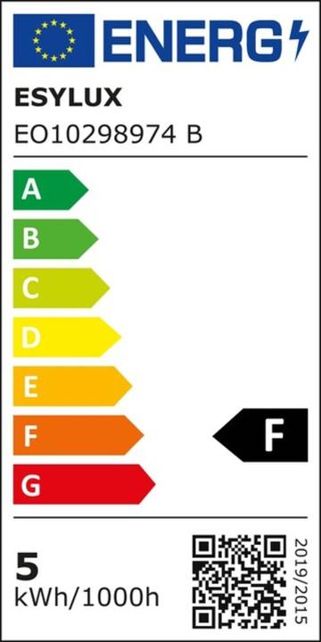 Energie-Label Esylux LED-Downlight (500 lm)