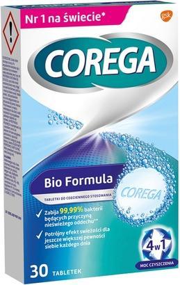 Corega Bio Formula Tablets For Dentures 30 Pcs.