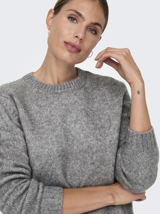 Produktbild JdY Knit Fit Rundhals Gerippte Ärmelbündchen Pullover Strickpullover (XL)