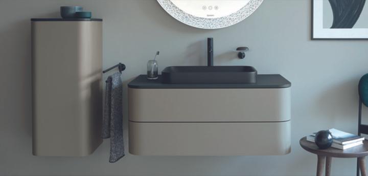 Image du produit Duravit Panneau de console HAPPY D.2 PLUS 16x1000x550mm m 1 encoche blanc brillant