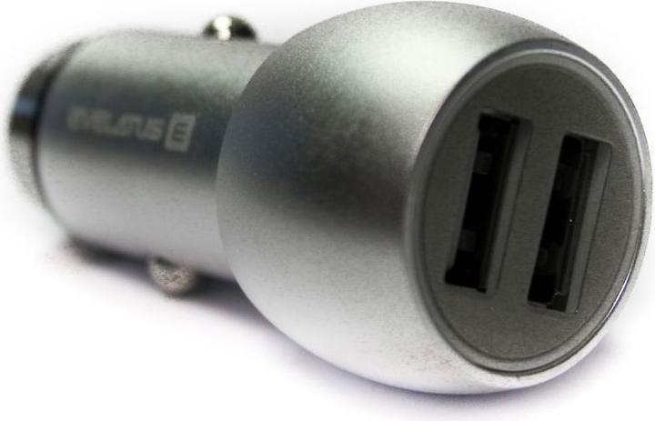 Produktbild Evelatus Car Charger ECC01 2USB port 3.1A with stainless steel escape tool