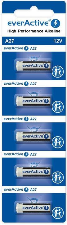 Label énergétique Everactive 27A 12V Blisterverpackung (5 pcs, A27, 25 mAh)