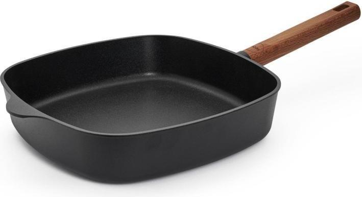 Woll 628WLCI-Q Eco LogicQXR Viereckpfanne (28 cm, Bratpfanne, Aluminiumguss)