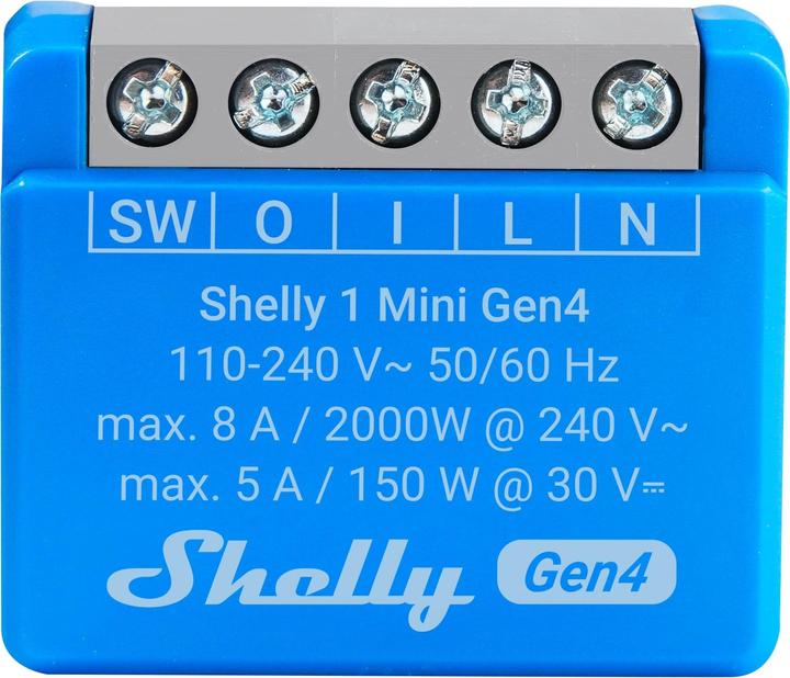 Produktbild Shelly 1 Mini Gen4 (Schaltaktor)