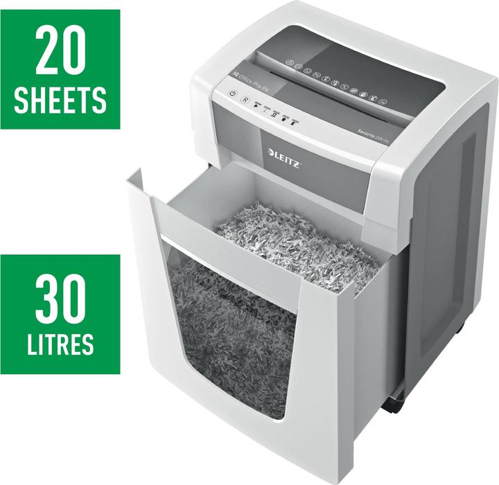 Actual product image Leitz Shredder IQ Office Pro P4 Particle cut 30 (Particle cut)