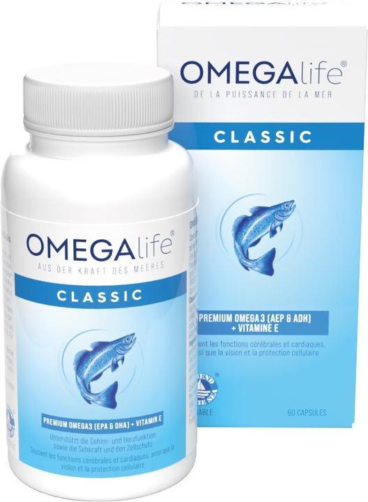 Omega-Life Classic 500 Kapseln (60 Stück, Kapseln, 120 g)
