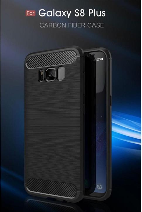 Produktbild König Design Handyhülle für Samsung Galaxy S8 Plus Schutzcase Backcover Bumper Etuis Grau (Samsung Galaxy S8+)