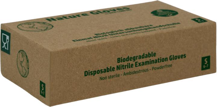 Immagine prodotto Ampri Guanti monouso in nitrile "Nature Gloves" / biodegradabili XL (larghezza: 105-125 mm) (XL)