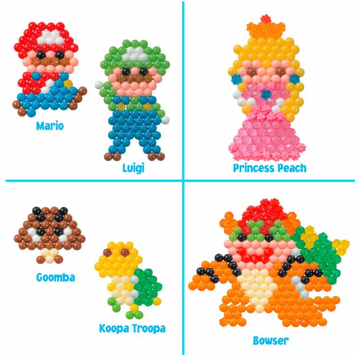 Actual product image Aquabeads Star Beads Super Mario