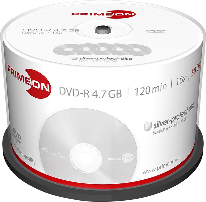 Actual product image Primeon DVD-R 4.7GB 50 spindle (50 x)