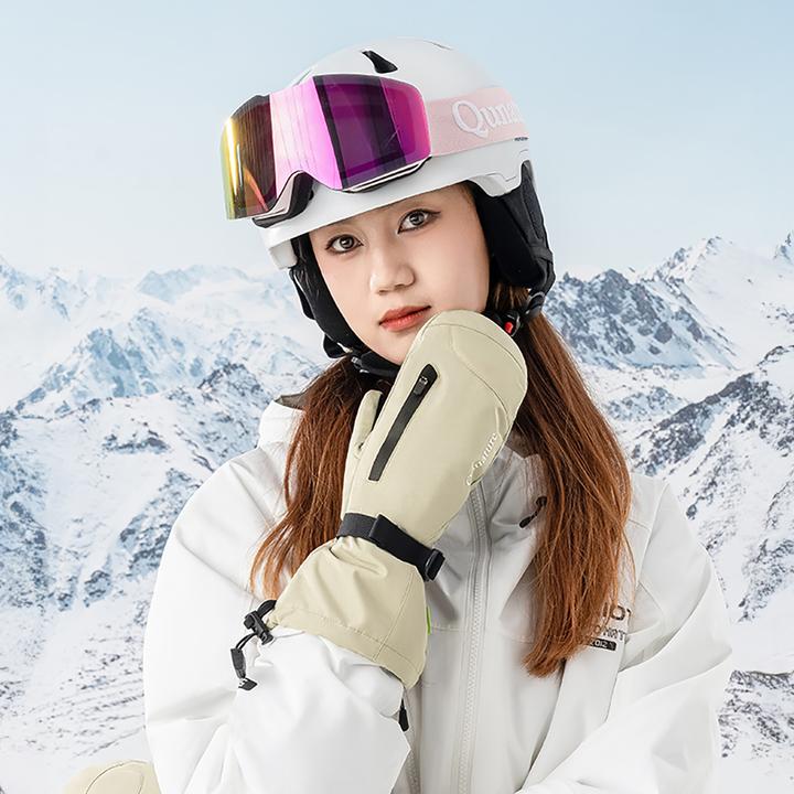 Produktbild Dakine The others Qunature Qunature Full Length Ski Gloves Size L - Light Brown (L)