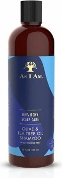 Produktbild As I Am DRY & ITCHY olive tea tree oil shampoo 355 ml (355 ml, Flüssiges Shampoo)