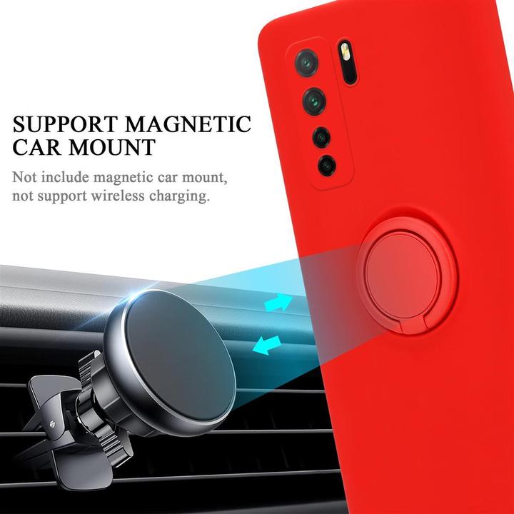 Image du produit Cadorabo Coque TPU Liquid Ring Silicone Case (Huawei P40 Lite, Huawei Nova 6 SE, Huawei Nova 7i)