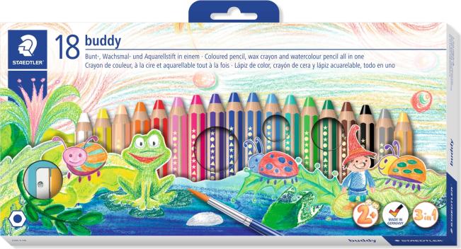 Productafbeelding Staedtler Krijt Noris jun 18ST (Veelkleurig, 18 x)