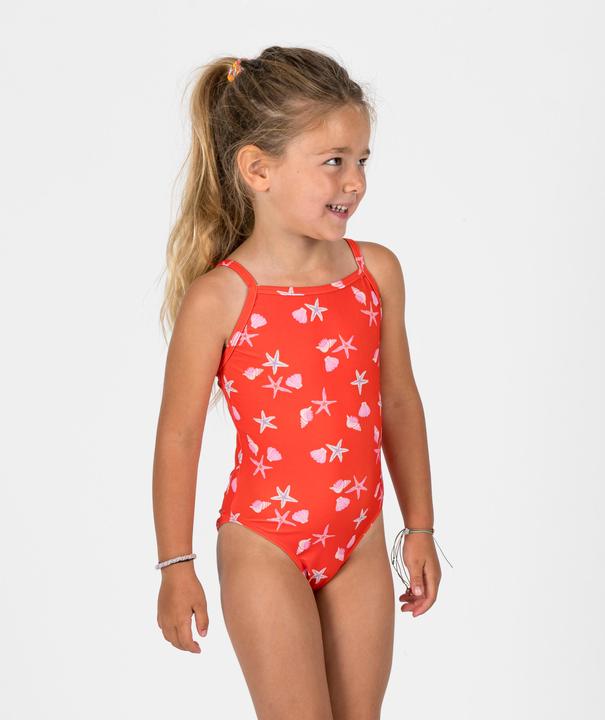 Produktbild Nabaiji Badeanzug Baby/Mädchen - Print Muscheln rot (86)