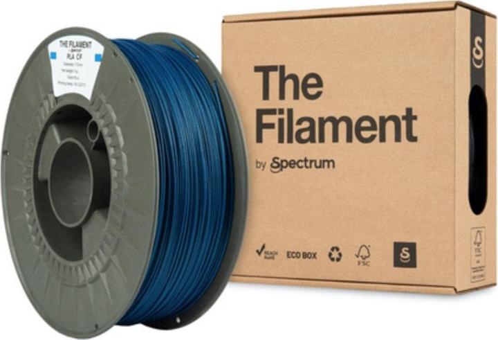 Actual product image The Filament - PLA CF - BLUE - 1.75mm - 1kg (PLA-R, 1.75 mm, 1000 g, Blue)
