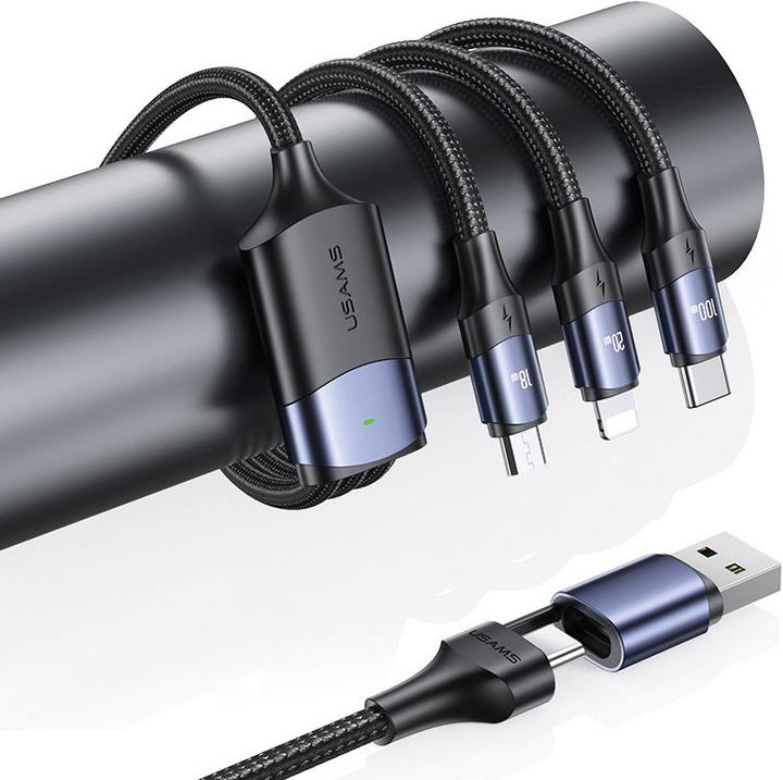 Immagine prodotto Usams 3in1 (1.20 m, USB 3.0, 65 W)