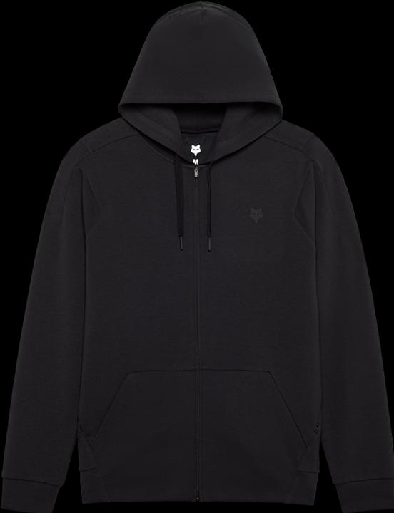 Fox Hoody 24 Rise Zip Blk