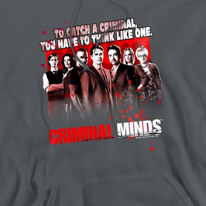 Immagine prodotto Criminal Minds Think Like One Felpa con Cappuccio Uomo (L)
