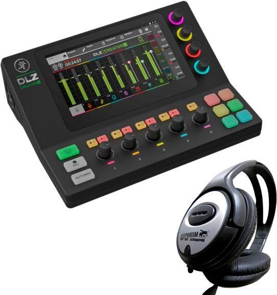 Produktbild Mackie Mischpult DLZ Creator XS Streaming Mixer mit Kopfhörer (Studio- und Livemixer)