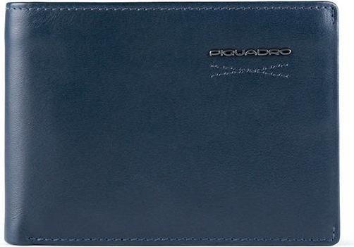 Immagine prodotto Piquadro Portafoglio in pelle con protezione antifrode RFID, blu navy