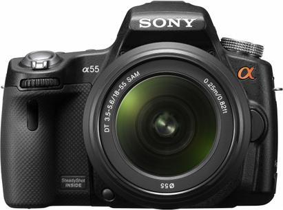 Sony Alpha SLT-A55VL, 16.2 MP, FullHD, GPS, Kit 18-55mm
