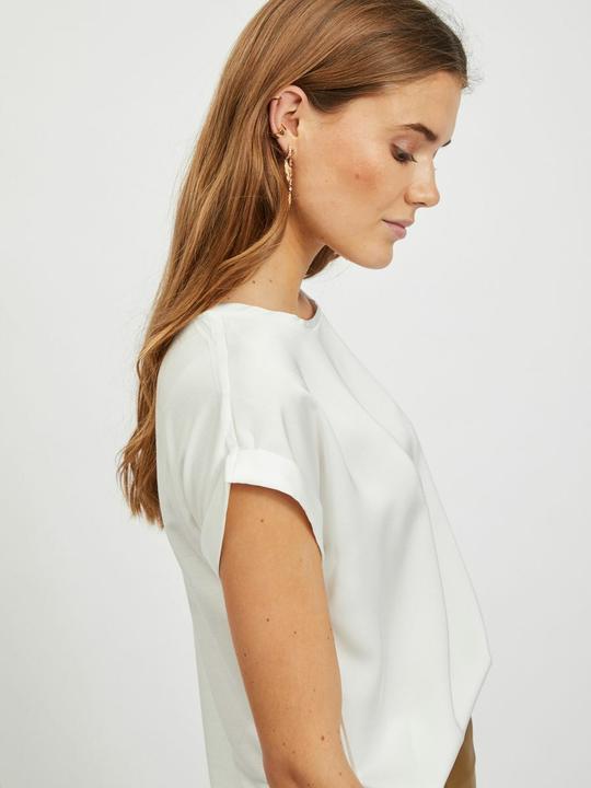 Actual product image Vila Shiny top with short sleeves (36)