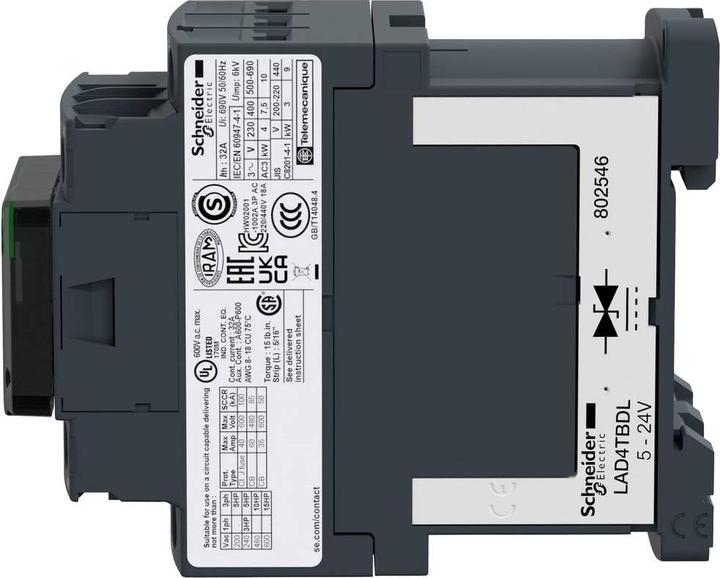 Produktbild Schneider Electric Schütz 24VDC 18A