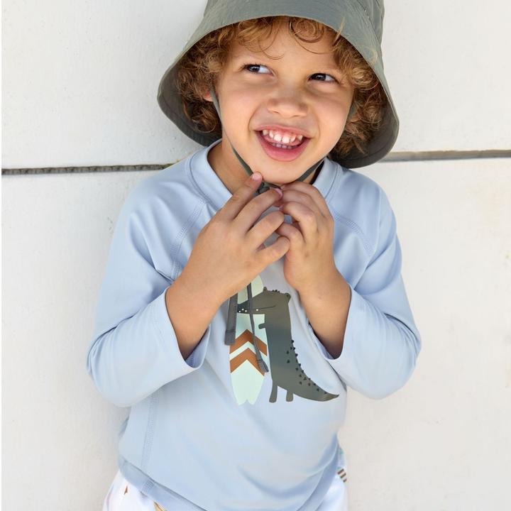Actual product image Lässig Baby-Bademode Bade-Shirt LSF Long Sleeve Rashguard - Crocodile (92)