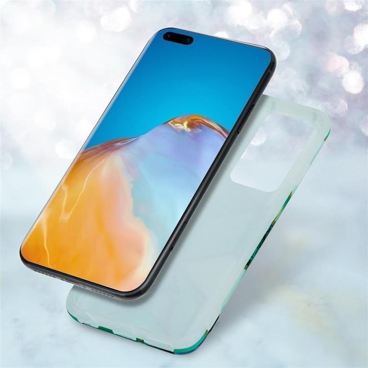 Produktbild Cadorabo IMD TPU Bunter Marmor Cover (Huawei P40)
