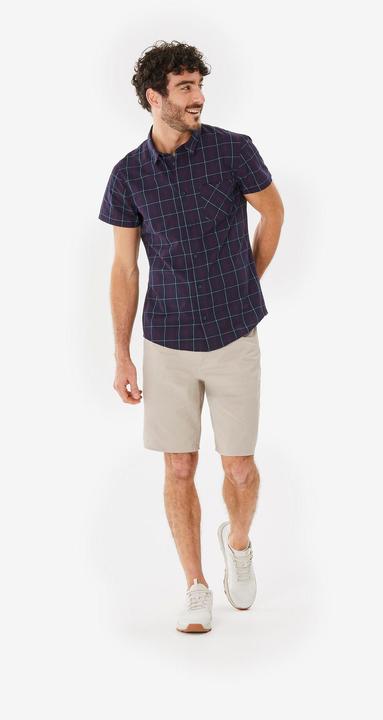 Immagine prodotto Forclaz Hemd Herren kurzarm - NH100 blau (XL)