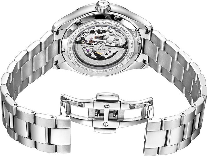 Produktbild Rotary GB05095/04 Oxford Automatik Herrenuhr 40mm 5ATM (Analoguhr, 40 mm)