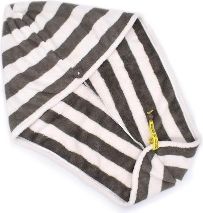 Beter Hair Turban with Extra Soft Microfiber for Quick Drying Coffee O'clock Model