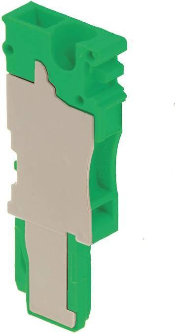 Produktbild Weidmüller ZP 2.5/1AN/1 GN Tragschienen-Komponenten Steckverbinder