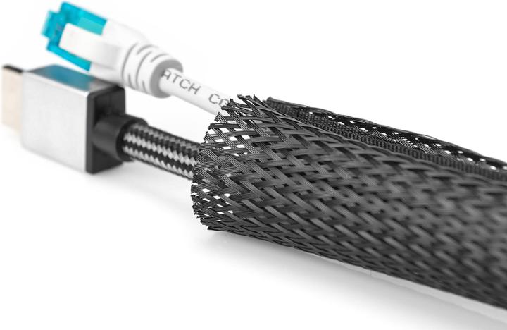 Image du produit Digitus Tube de câble flexible avec fermeture à crochets et à boucles (Gaines pour câbles, 200 cm)