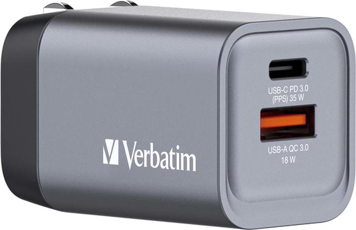 Produktbild Verbatim GNC-35 GaN Charger 2 35W USB (35 W)