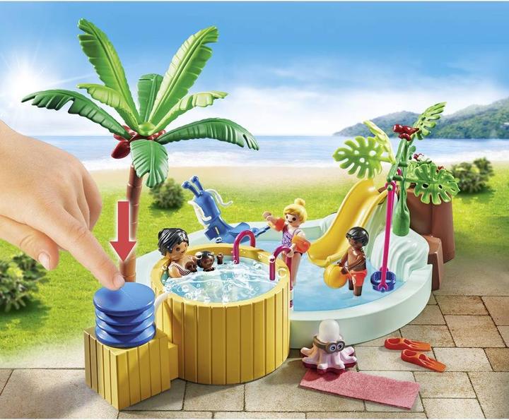 Actual product image Playmobil Children's pool with whirlpool (71529, Playmobil My Life)