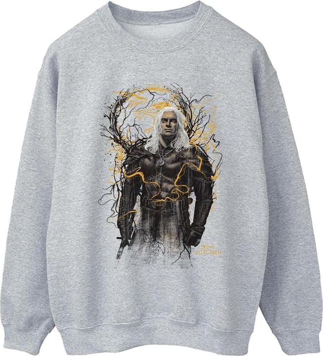 Netflix The Witcher Smoking Wolf Sweatshirt (M)