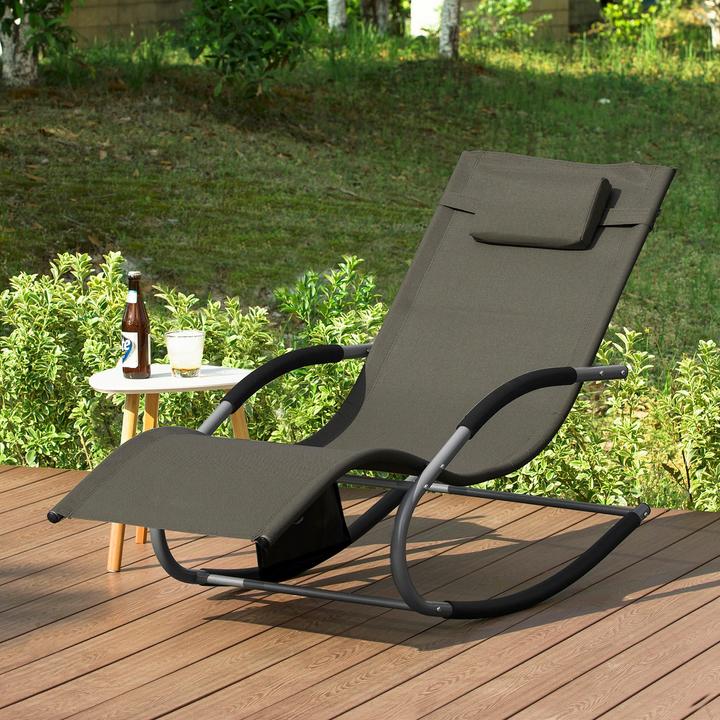 Actual product image SoBuy Garden lounger (150 cm)