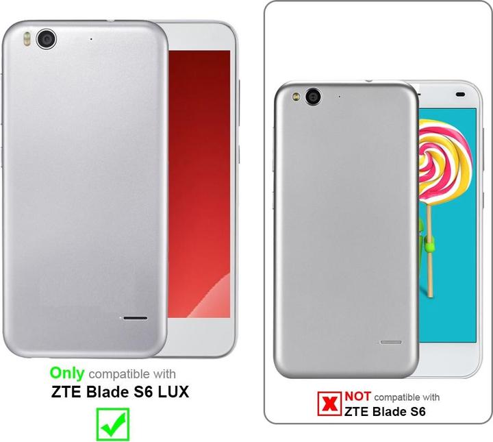 Actual product image Cadorabo Chain case for ZTE Blade S6 LUX necklace cover adjustable