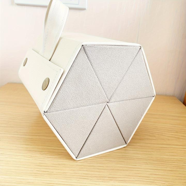 Only-Bags.Store 1pc Glasses Organizer Case, Portable Glasses Case, PU Leder Hanging Foldable Eyeglasses Case