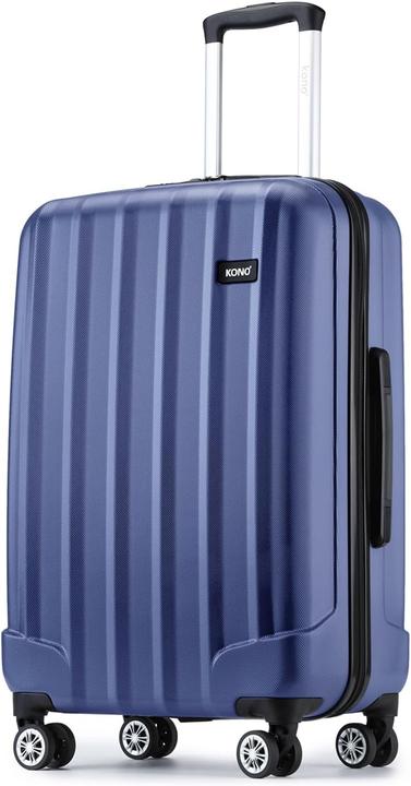 Kono Hartschalen-Reisekoffer mit 4 Rollen (97 l, L (90 - 115l))