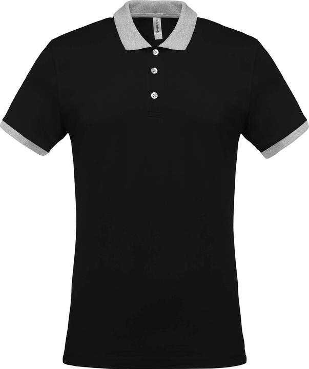 Actual product image Kariban mélange piqué bicolore (4XL)