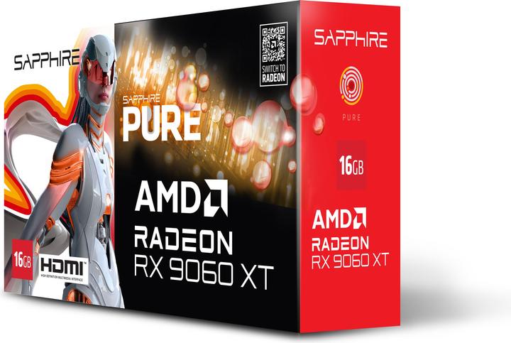 Immagine prodotto Sapphire Pure Radeon RX 9060 XT (16 GB)