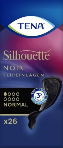 Actual product image Tena Silhouette Noir Liner (26 x, Regular)