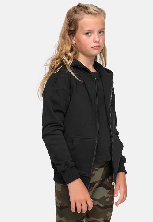 Actual product image Urban Classics Girls Organic Terry Zip Hoody - 17208 (158)