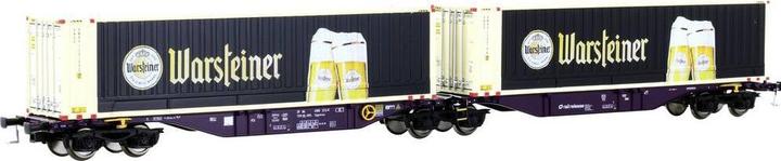 Actual product image Mehano 28399 HO Containerwagen Sggmrss'90 Warsteiner der RailRelease Warsteiner (Track VI)